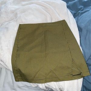 Plaid urban outfitters skirt